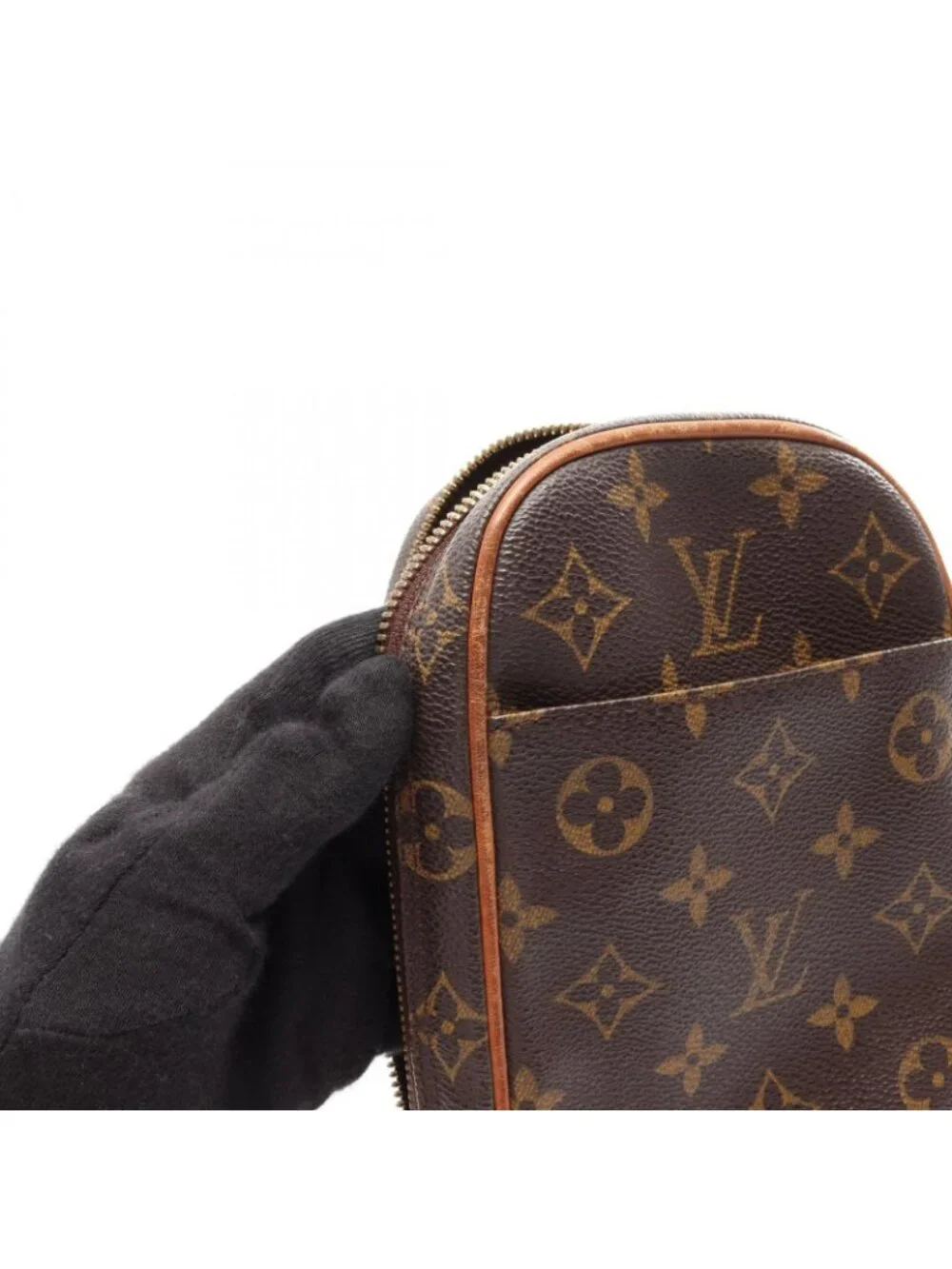 Louis Vuitton Waist Bag Pochette Gange Monogram Canvas Leather